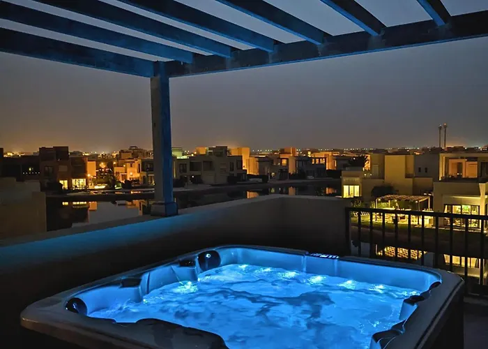 Daire New! 2br Duplex In Tawila, Gouna Private Jacuzzi, Garden, Lagoon & Pool Hurgada