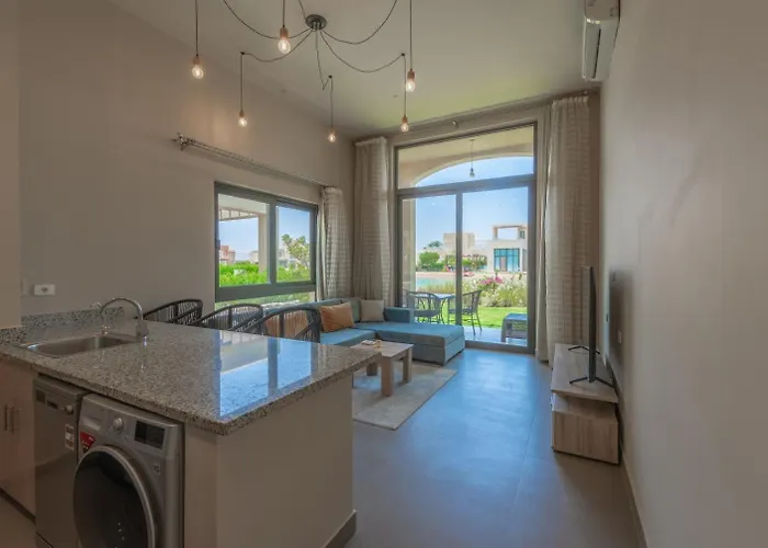 Daire New! 2br Duplex In Tawila, Gouna Private Jacuzzi, Garden, Lagoon & Pool *