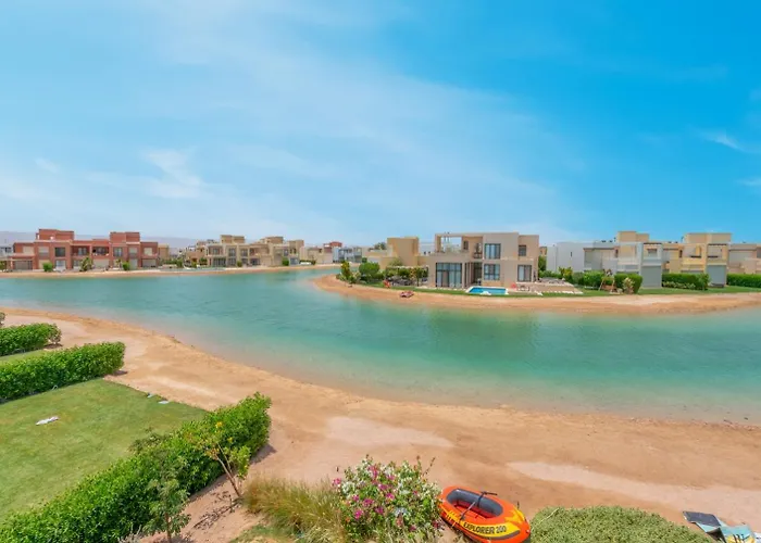 New! 2br Duplex In Tawila, Gouna Private Jacuzzi, Garden, Lagoon & Pool * Hurgada