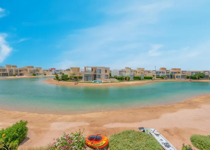 Daire New! 2br Duplex In Tawila, Gouna Private Jacuzzi, Garden, Lagoon & Pool