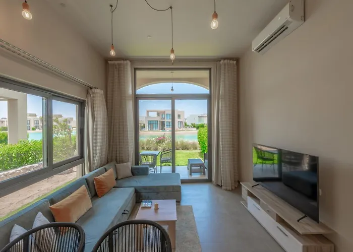 Daire New! 2br Duplex In Tawila, Gouna Private Jacuzzi, Garden, Lagoon & Pool Hurgada